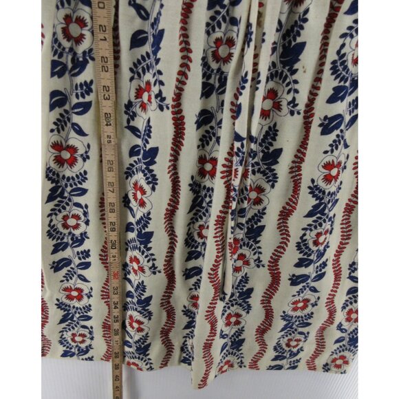 VINTAGE Goldworm Dress 10 Merino Wool 60s Scandinavian Folk Italy * - Picture 9 of 16